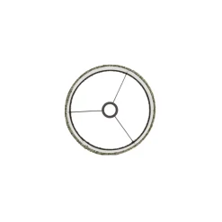 Lampenschirm Osire grün, Lampenschirm Bouclé, Zylinder 30x30x32cm, Light & Living