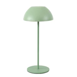 LED Tischlampe Touch salbei, Tischleuchte Pilzform, dimmbar, 28cm