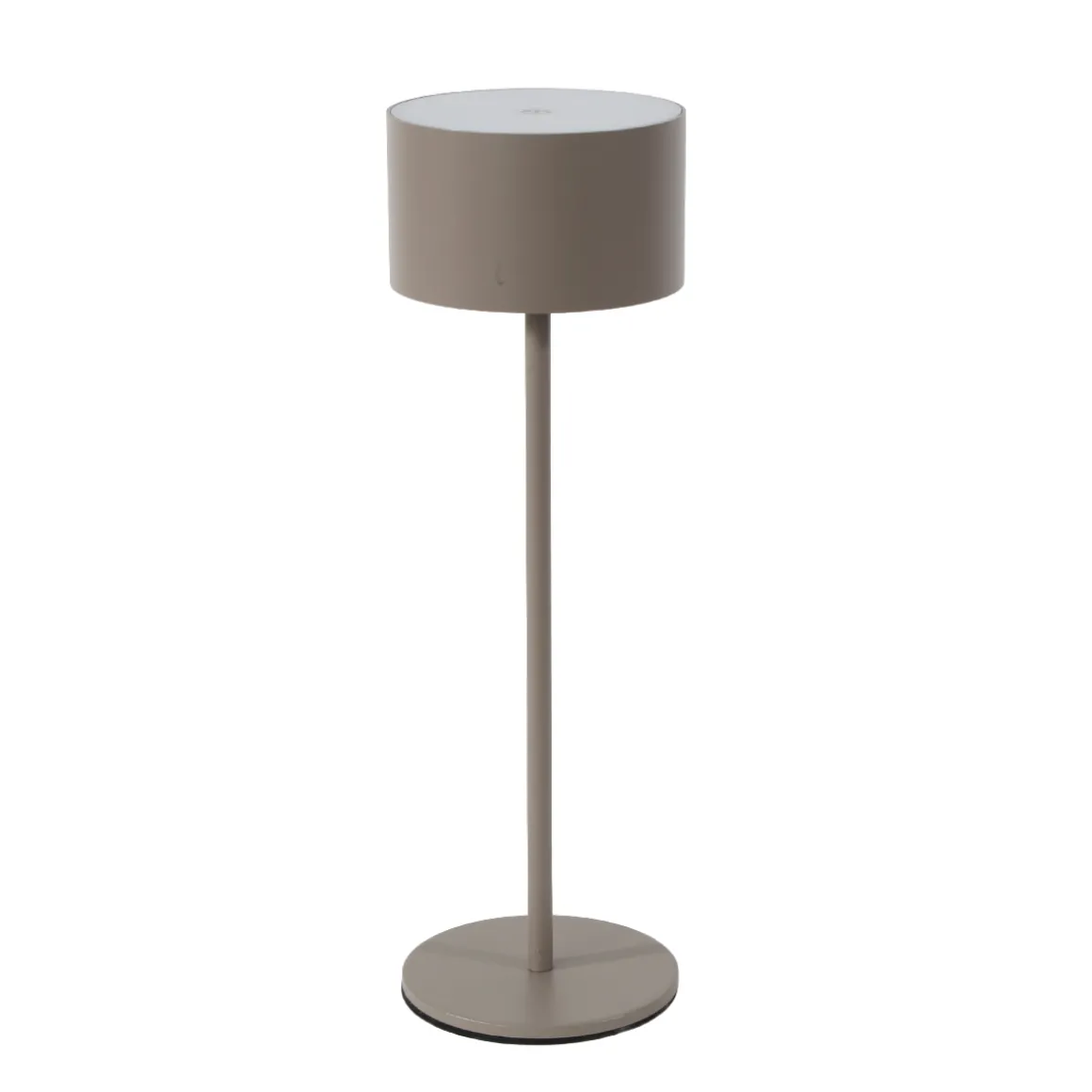 LED Tischlampe Touch taupe, Tischleuchte runde Form, cm