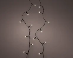 Lichterkette basic, warmes weiß, 120 LED, 900cm, Outdoor, Lumineo