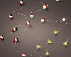 Lichterkette, Micro LED Deko Stangbeleuchtung, warmes weiß, 20 LED, 190cm, Lumineo