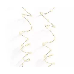 Micro LED Lichterkette, Strangbeleuchtung warmes weiß, 100 LED, 495cm, Lumineo