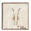 Papierservietten Mountains Ski, Serviette Winterski, 33x33cm, 20St/Pack, Boltze Home Collections