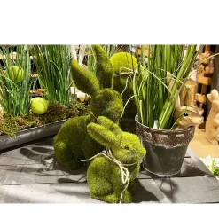 Pflanztopf mit Spitzenrand, Zinktopf grau used look, 12x11cm