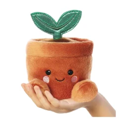 Plüsch Blumentopf Terra braun-grün, Palm Pals, 13cm, Aurora World