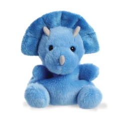 Plüsch Drache Tank, Triceratops, blau, Palm Pals, 13cm, Aurora World