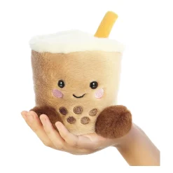 Plüsch Getränk Tee, Bubbletea Boba braun, Palm Pals, 13cm, Aurora World