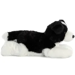 Plüsch Hund, Border Collie, schwarz-weiß, Flopsies, 30cm, Aurora World