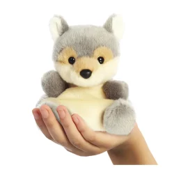Plüsch Wolf Lucian, grau, Palm Pals, 13cm, Aurora World