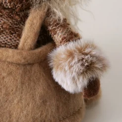 Plüsch Hochlandrind Buffy, Kantenhocker, kleines braunes Büffelmädchen mit Schlackerbeine, Boltze Home Collection