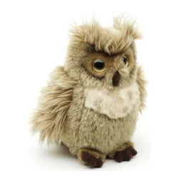Plüschtier Eule, Uhu Virginia, Horneule, braun, 23cm, Uni Toys