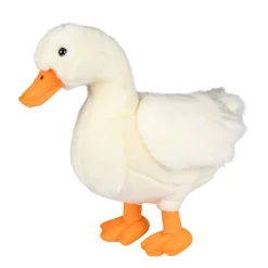 Plüschtier Gans, weiß, 32cm, Uni Toys