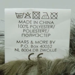 Plüschtier Hahn, Kuscheltier lustiger Hahn mit grauen Kunstfedern, 29cm, Mars & More