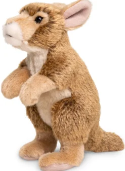 Plüschtier Känguru, Kängurubaby, beige, 20cm, Uni Toys