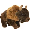 Plüschtier Kuh Bison, braun, 28cm, Uni Toys