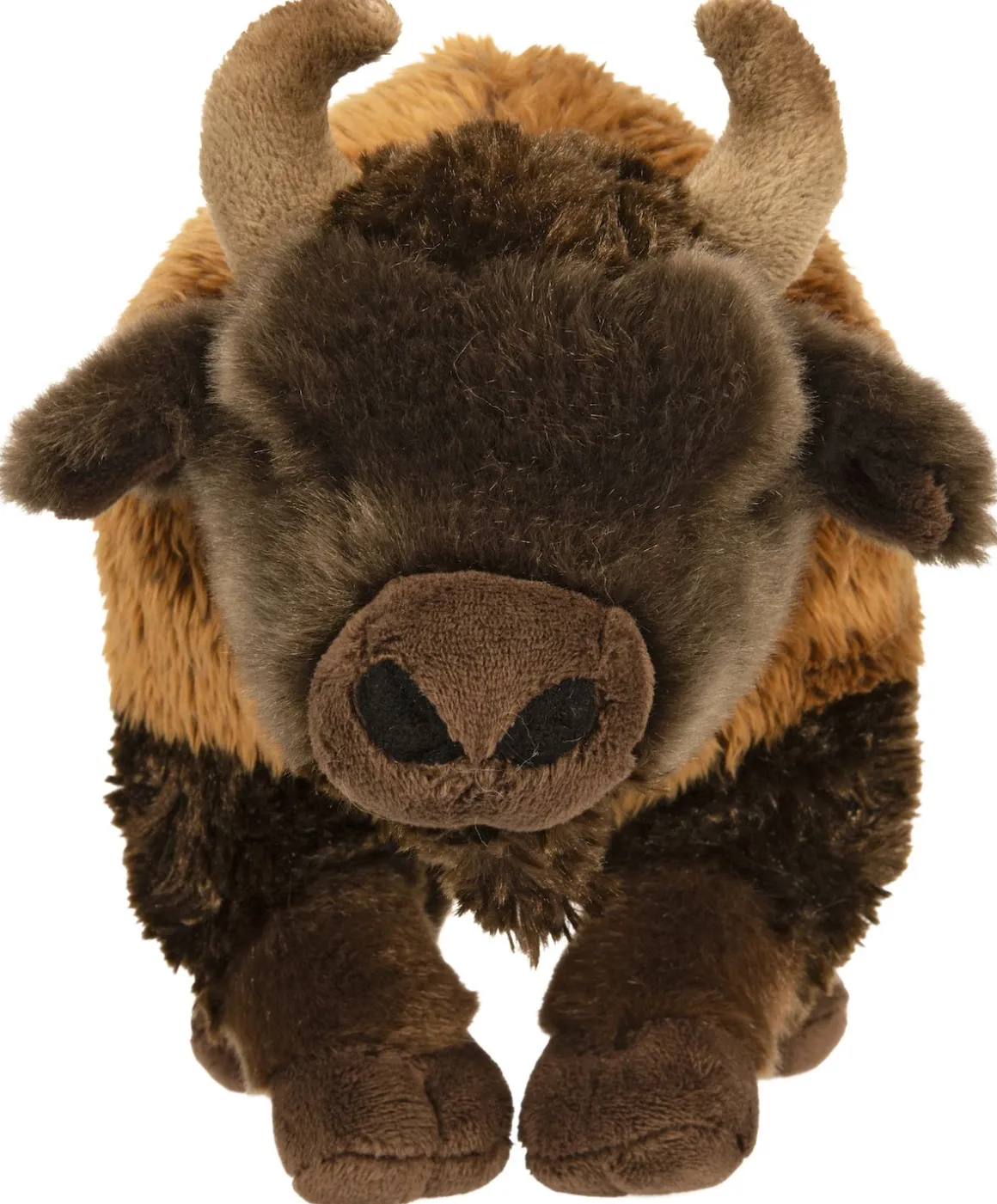 Plüschtier Kuh Bison, braun, 28cm, Uni Toys