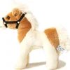 Plüschtier Pferd, Pferd mit Halfter, beige oder braun, 27cm, Uni Toys