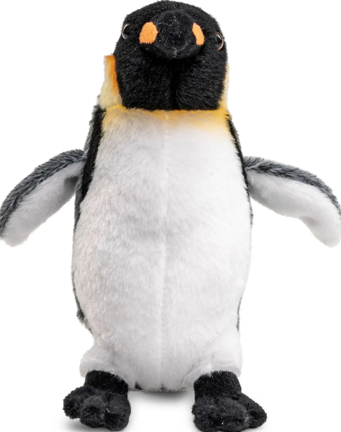 Plüschtier Pinguin, Kaiserpinguin, weiß-grau-schwarz, 19cm, Uni Toys