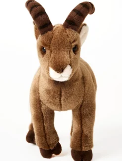 Plüschtier Steinbock, Steinbock stehend, braun, 27cm, Uni Toys
