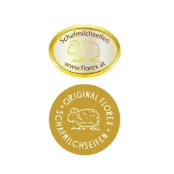 Schafmilchseife Hirsch eckig, mit Tannen und Hirsch Duft, Classic/Eisenkraut, Florex