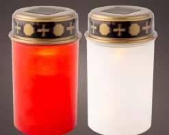 Solar Grablicht klar-weiß,12cm, Lumineo