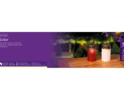 Solar Grablicht klar-weiß,12cm, Lumineo