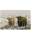 Textil Fußmatte Kuh, Schottische Hochlandrinder, 75x50cm, Mars & More
