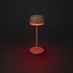 Tischleuchte Lyon sand, 30cm, Konstsmide