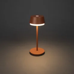 Tischleuchte Lyon terracotta, 30cm, Konstsmide