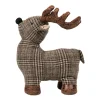 Türstopper Hirsch, Hirsch Karo braun mit Kunstleder Geweih, 25x26cm, Mars & More