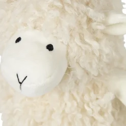 Türstopper Schaf, Plüschschaf creme, 12x22cm, Mars & More