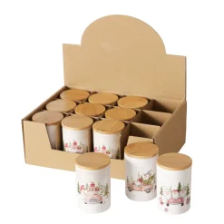 Vorratsdosen Weihnachtsmann Carrie, 3 versch. Motive, 7x5cm, Boltze Home Collections