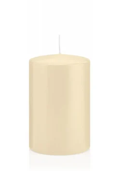 Wiedemann Flachkopf-Kerze in Cello 150x100 Bisquit