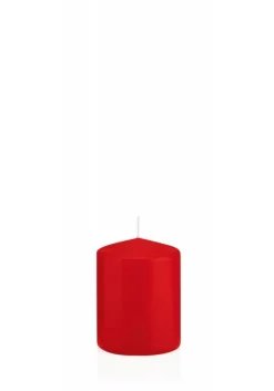 Wiedemann Flachkopf-Kerze in Cello 80x60 Rot