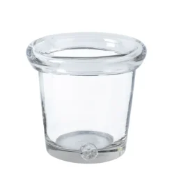 Windlicht Roussillon, Glaswindlicht mit dicker, abgerundeter Kante und Button, WMG Grünberger